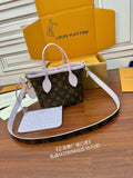 Louis Vuitton Diamond Pattern Leather Bag M25656