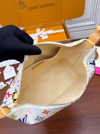 Louis Vuitton Diamond Pattern Leather Bag M27900