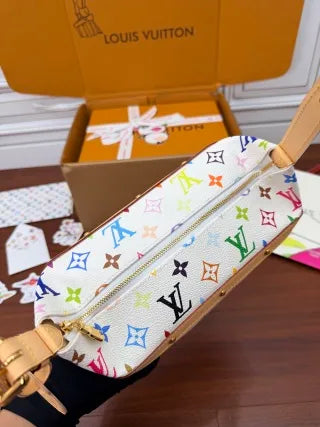 Louis Vuitton Diamond Pattern Leather Bag M27900