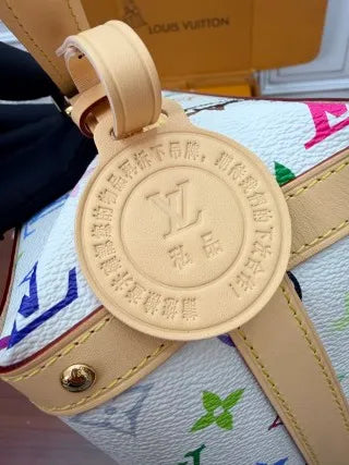 Louis Vuitton Diamond Pattern Leather Bag M27900
