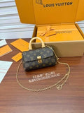 Louis Vuitton Diamond Pattern Leather Bag M28426