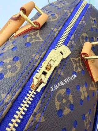 Louis Vuitton Diamond Pattern Leather Bag M29143