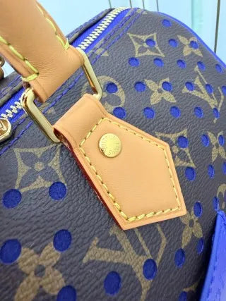 Louis Vuitton Diamond Pattern Leather Bag M29143