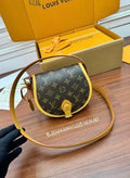 Louis Vuitton Diamond Pattern Leather Bag M44860