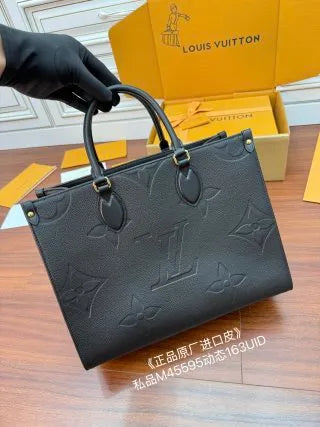 Louis Vuitton Diamond Pattern Leather Bag M45595