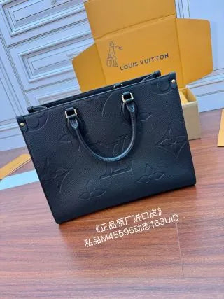 Louis Vuitton Diamond Pattern Leather Bag M45595
