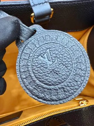Louis Vuitton Diamond Pattern Leather Bag M45595