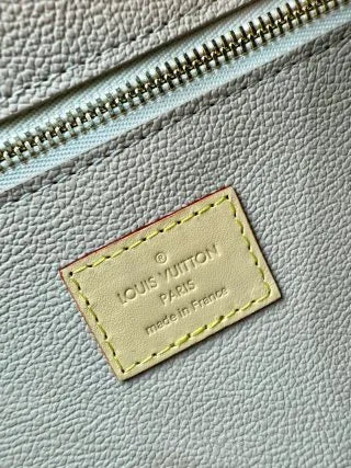 Louis Vuitton Diamond Pattern Leather Bag M46458