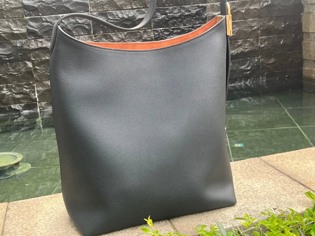 Louis Vuitton Low Key Hobo MM Leather Handbag M24856 Black