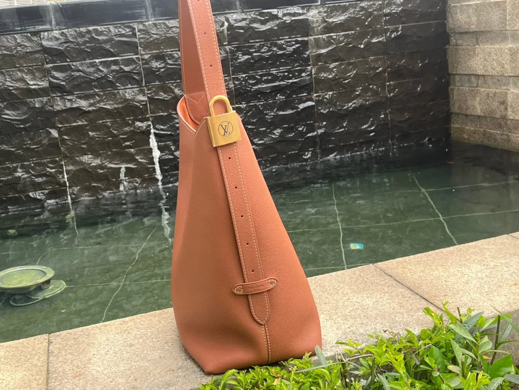 Louis Vuitton Low Key Hobo MM Leather Handbag M24974 Brown