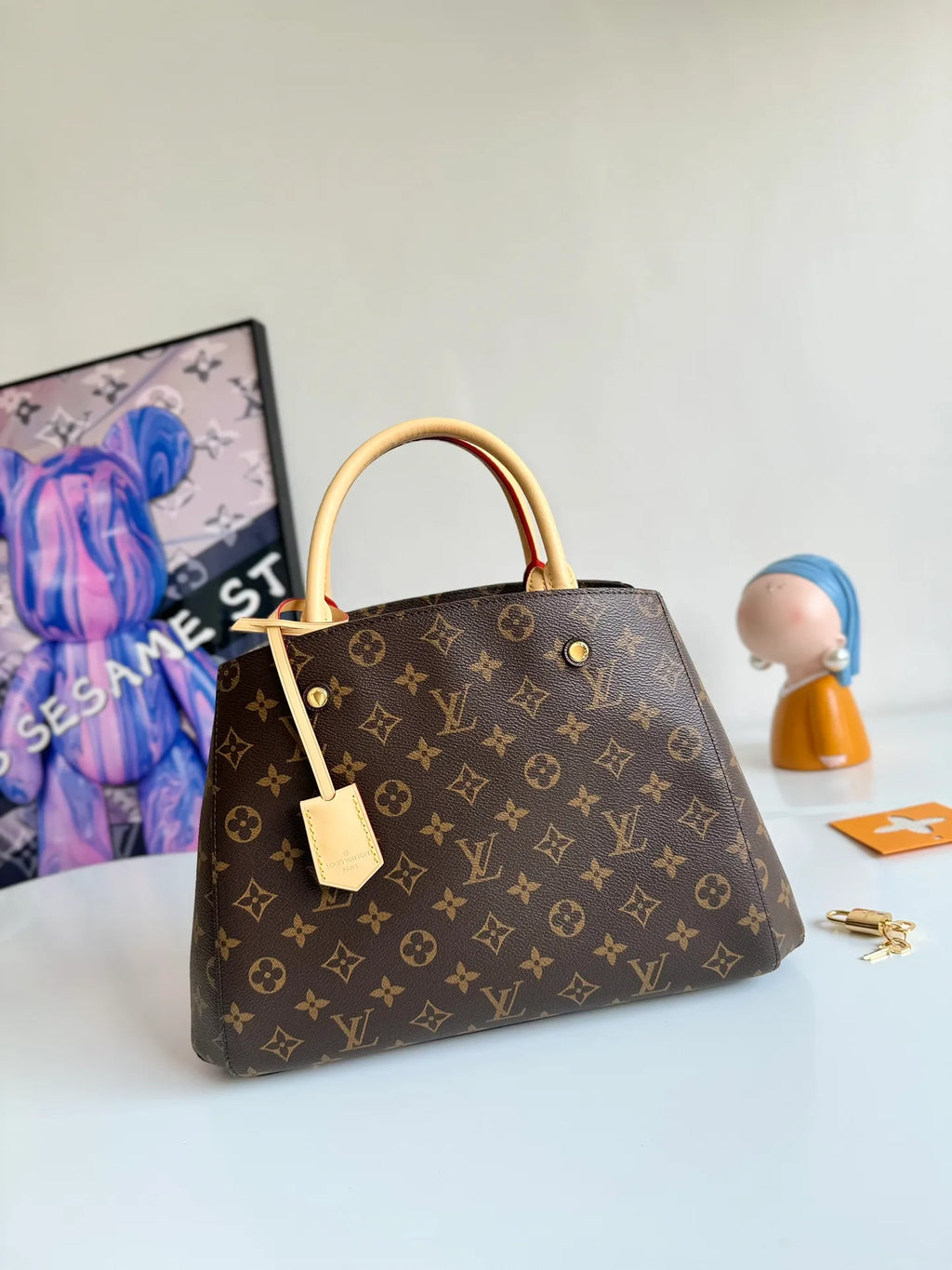 Louis Vuitton Montaigne Medium Monogram Canvas Handbag M41056