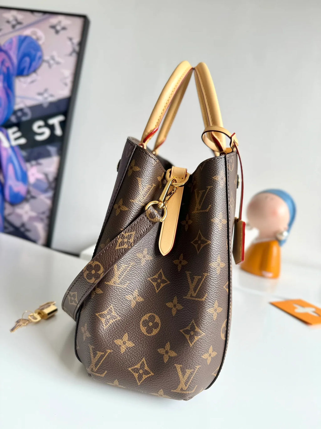 Louis Vuitton Montaigne Medium Monogram Canvas Handbag M41056