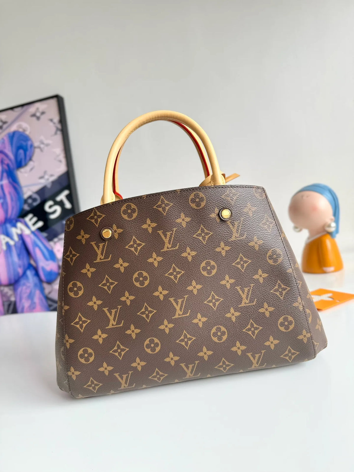 Louis Vuitton Montaigne Medium Monogram Canvas Handbag M41056