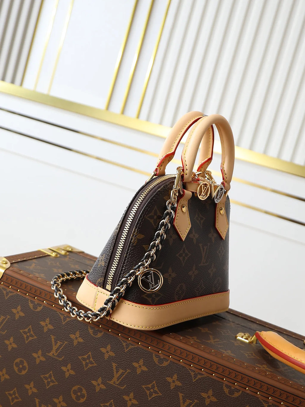 Nano Alma Monogram Canvas Handbag M14339