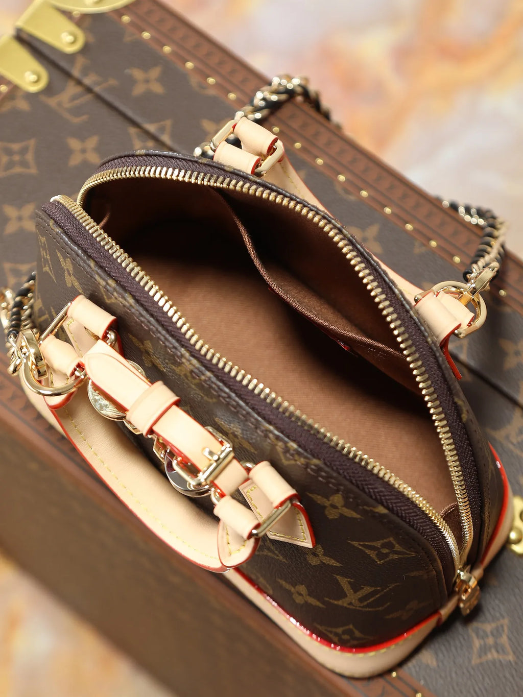 Nano Alma Monogram Canvas Handbag M14339