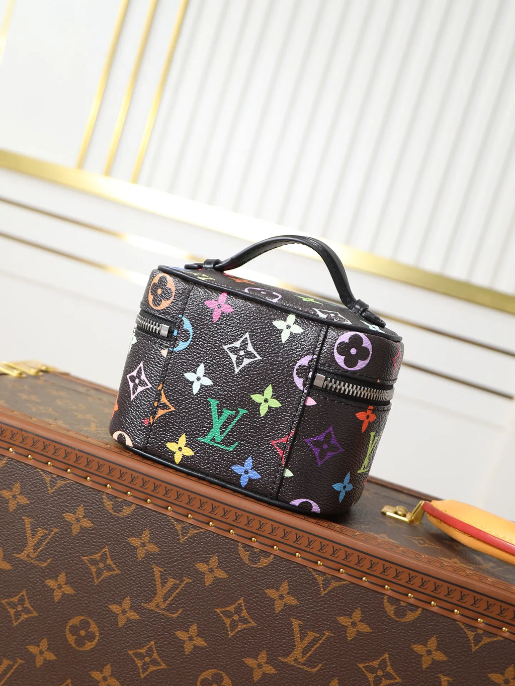 Louis Vuitton Nice Nano Monogram Canvas Handbag M14033