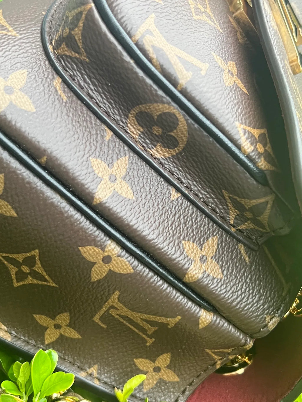 Louis Vuitton Passy Coated Canvas Handbag M45592