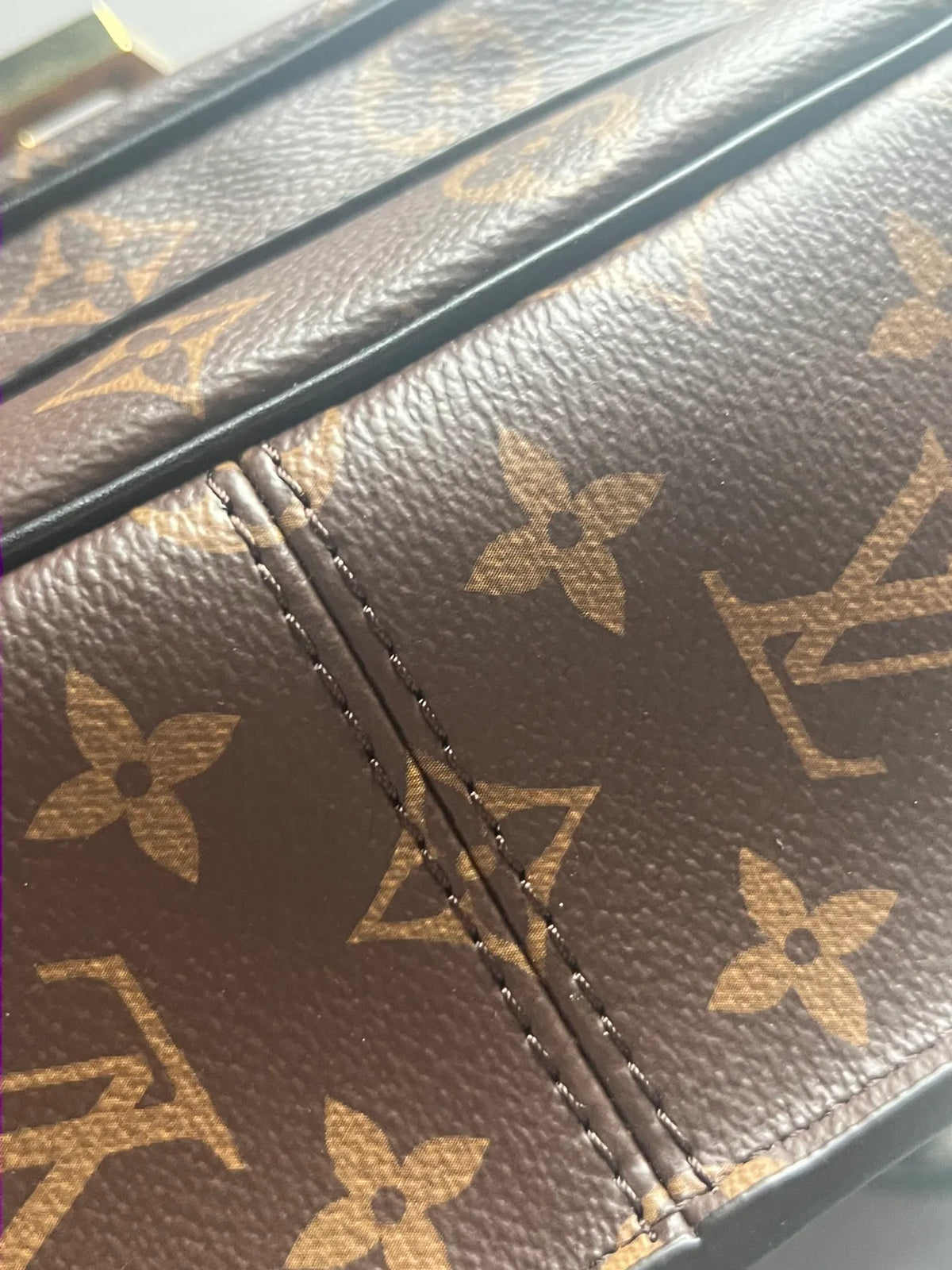 Louis Vuitton Passy Coated Canvas Handbag M45592