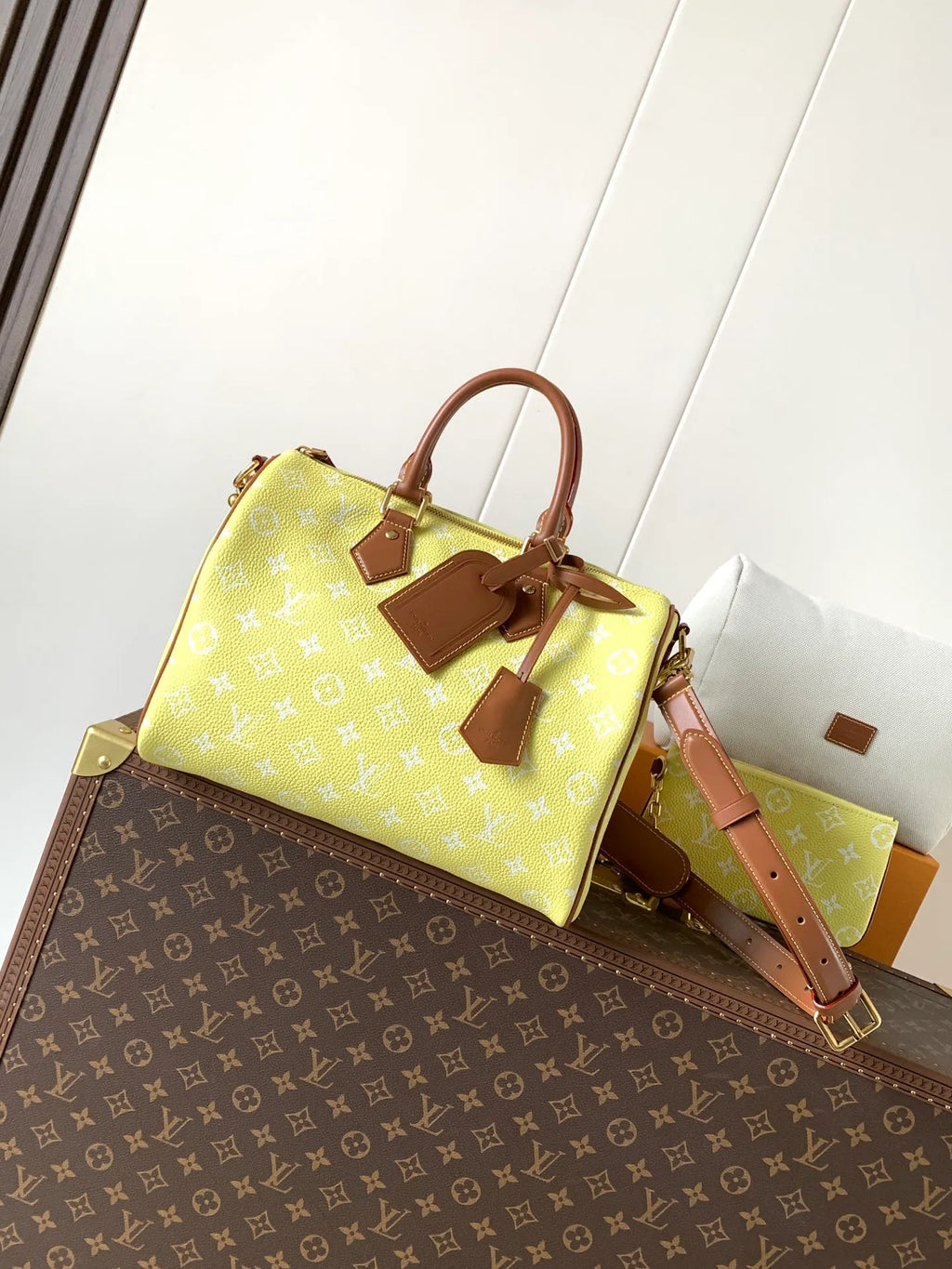 Speedy Bandoulière 30 Monogram Leather Handbag