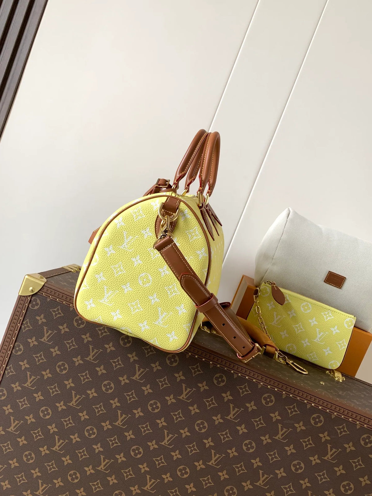 Speedy Bandoulière 30 Monogram Leather Handbag
