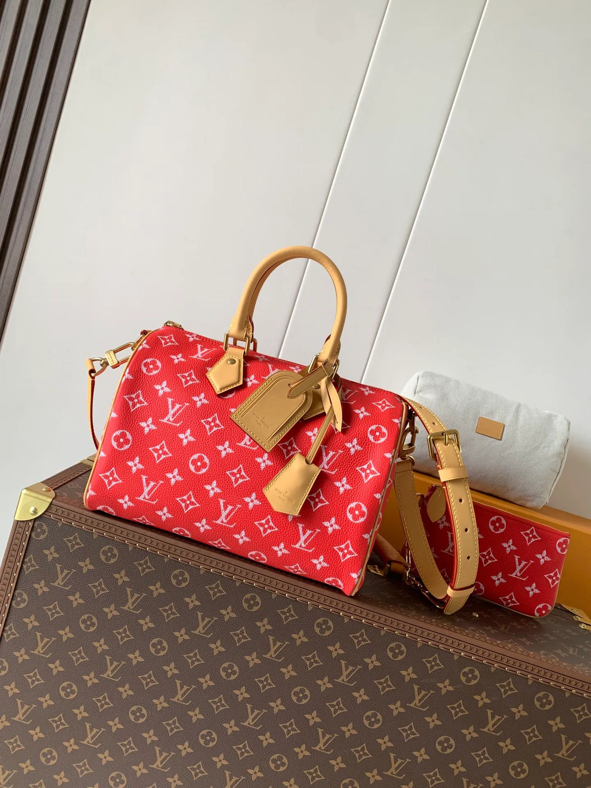 Speedy Bandoulière 30 Monogram Leather Handbag