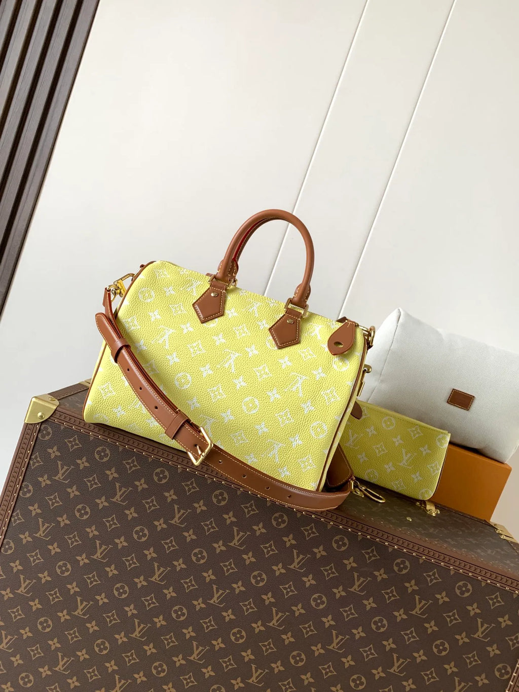 Speedy Bandoulière 30 Monogram Leather Handbag