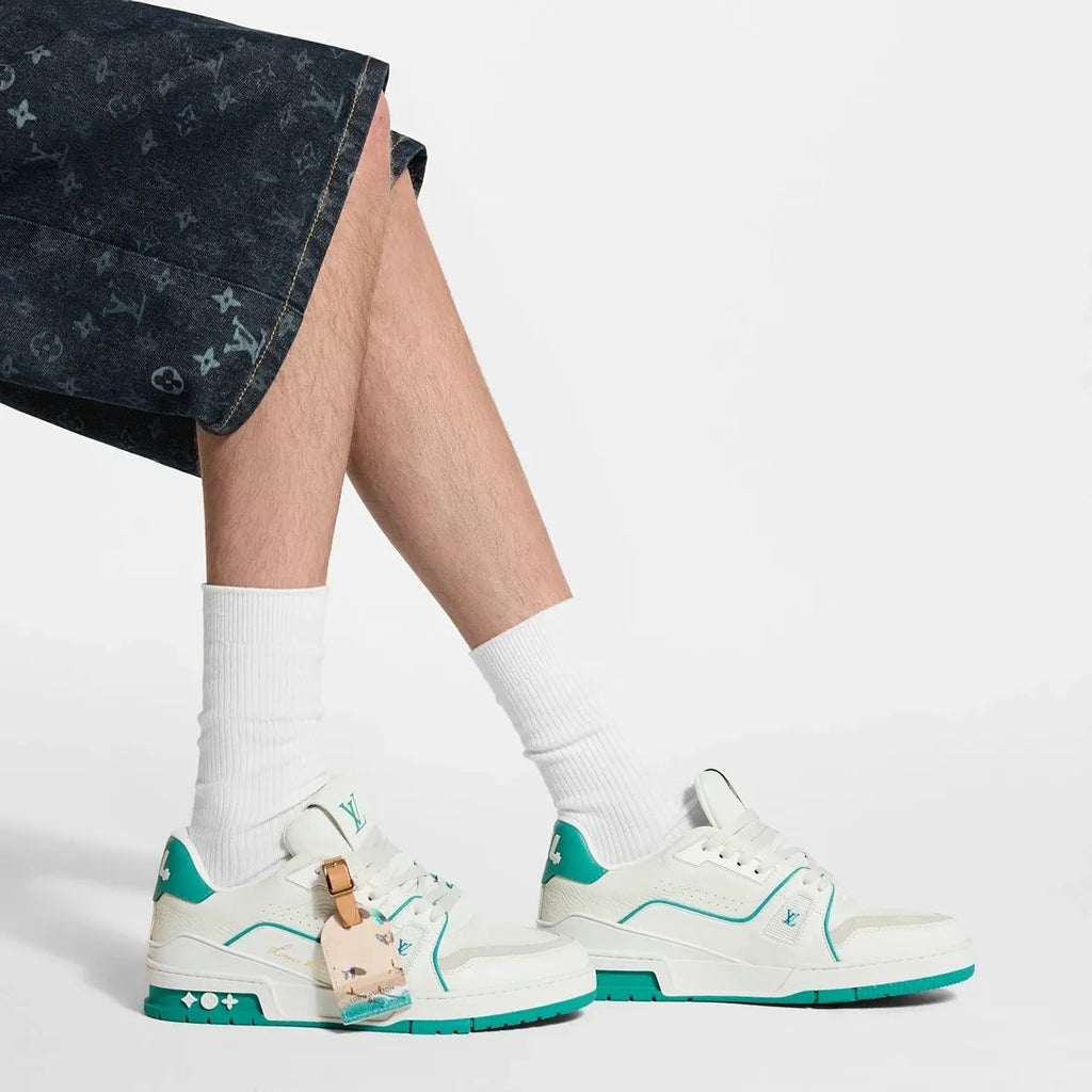 Louis Vuitton Trainer Sneakers Cowhide Leather White