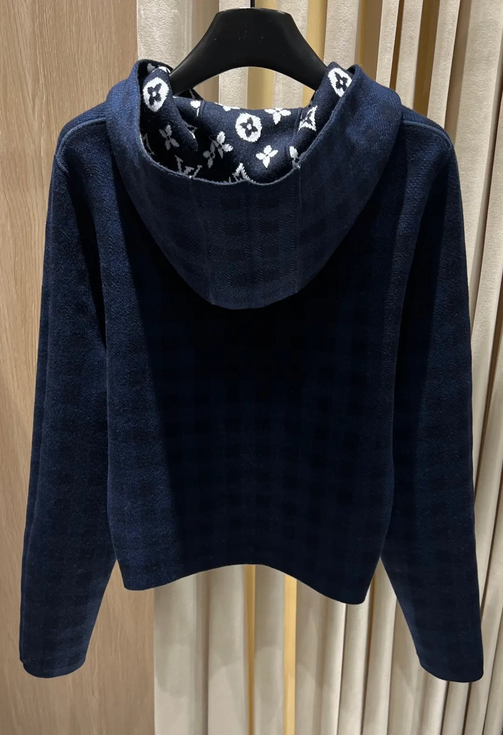 Louis Vuitton Women's Reversible Monogram Hooded Knit Cardigan