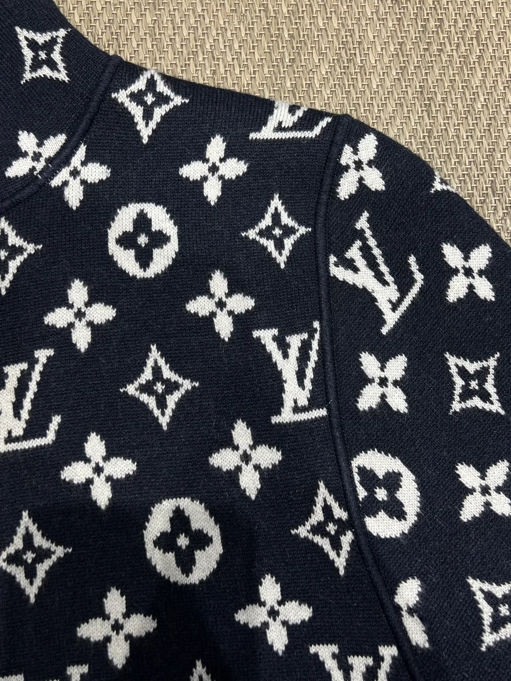 Louis Vuitton Women's Reversible Monogram Hooded Knit Cardigan