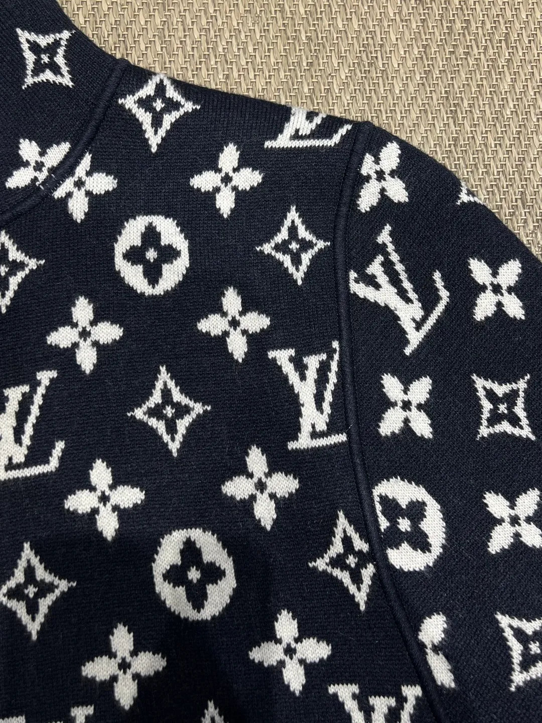 Louis Vuitton Women's Reversible Monogram Hooded Knit Cardigan
