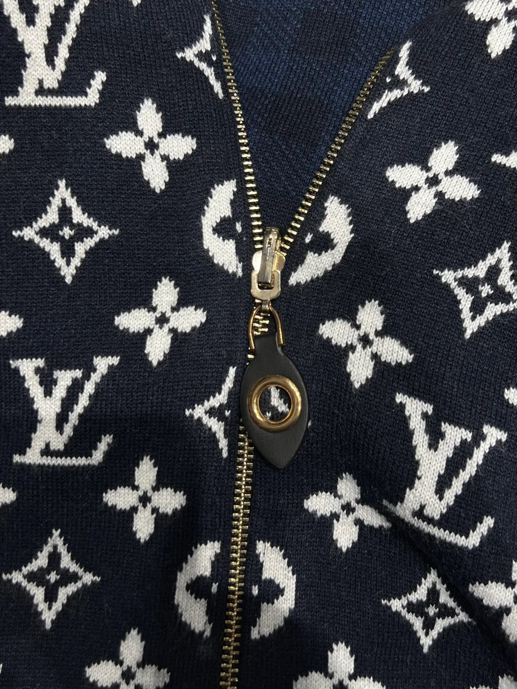 Louis Vuitton Women's Reversible Monogram Hooded Knit Cardigan