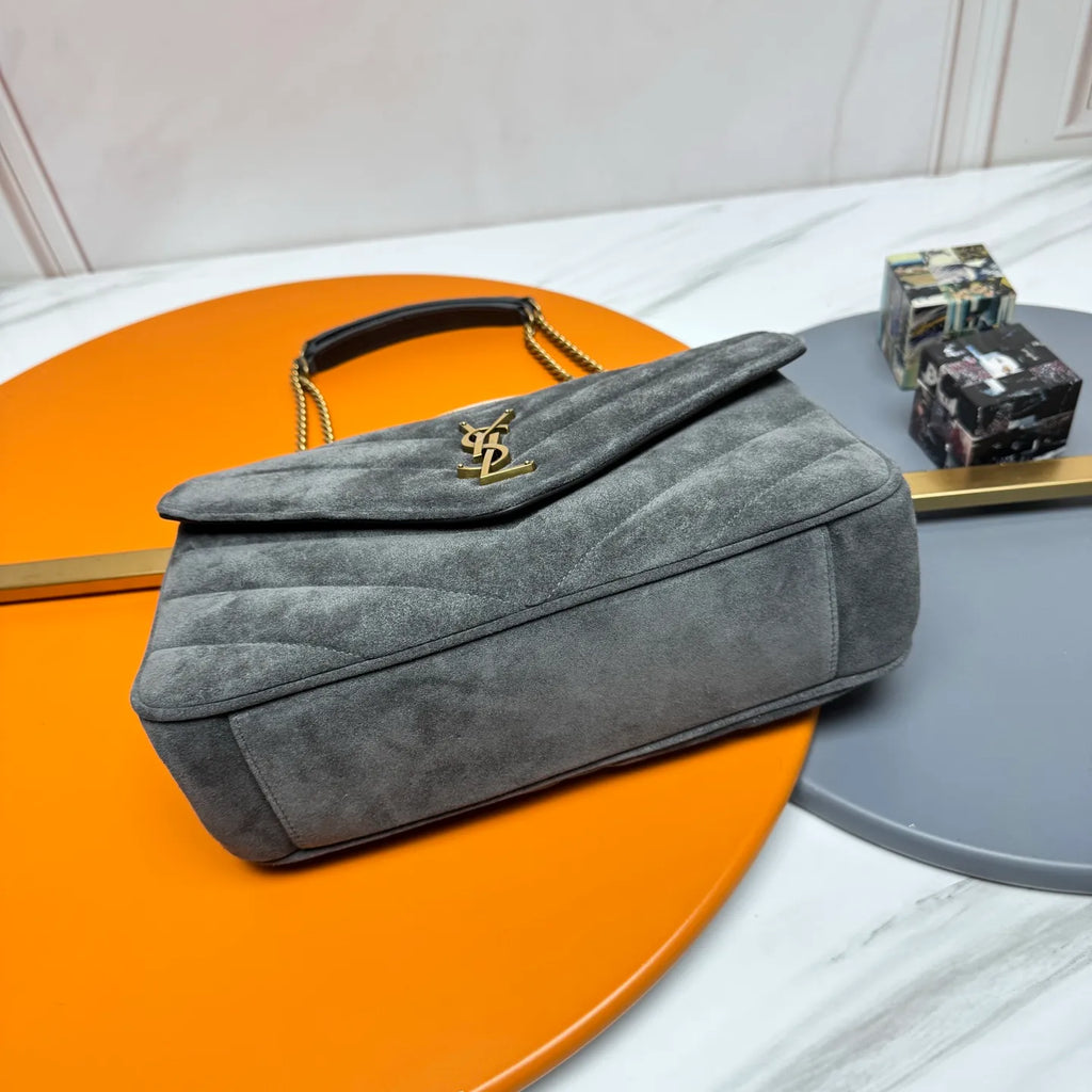 LouLou 11.4 in Suede Shoulder Bag 801439
