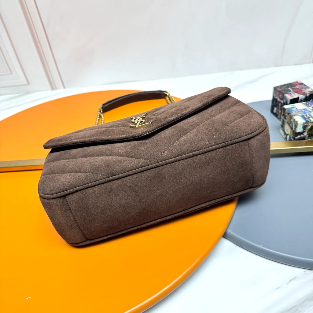 LouLou 11.4 in Suede Shoulder Bag 801439