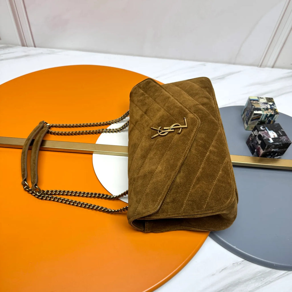 LouLou 11.4 in Suede Shoulder Bag 801439