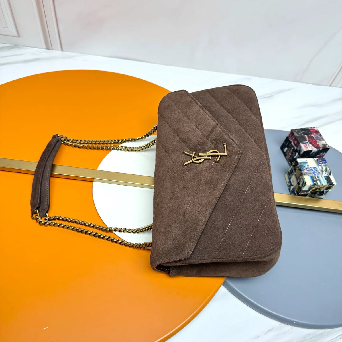 LouLou 11.4 in Suede Shoulder Bag 801439