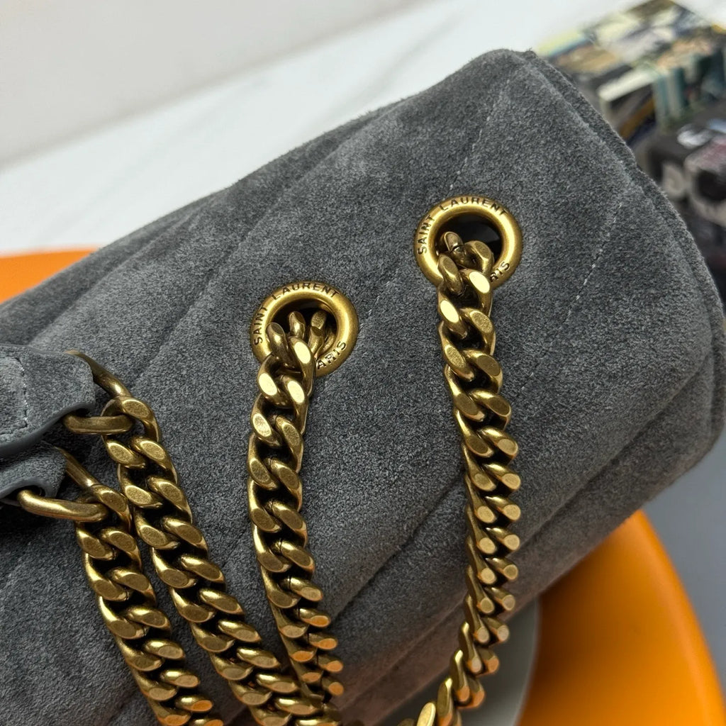 LouLou 11.4 in Suede Shoulder Bag 801439