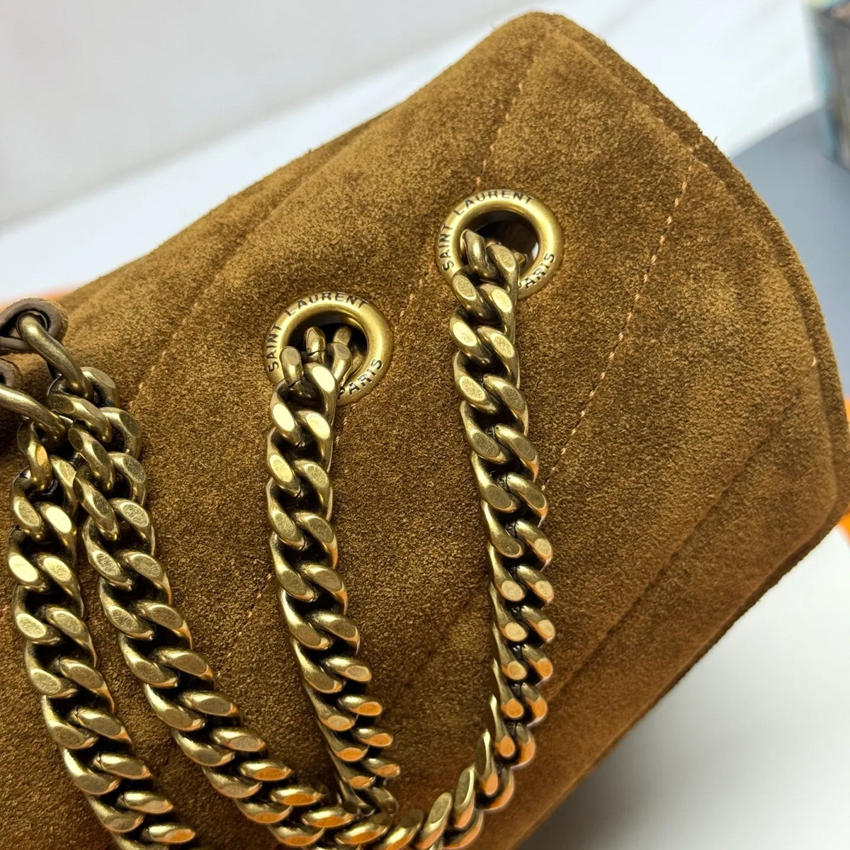 LouLou 11.4 in Suede Shoulder Bag 801439