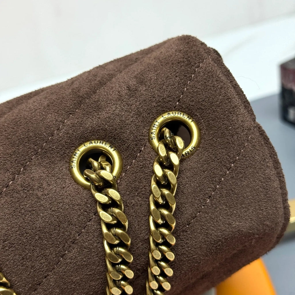 LouLou 11.4 in Suede Shoulder Bag 801439
