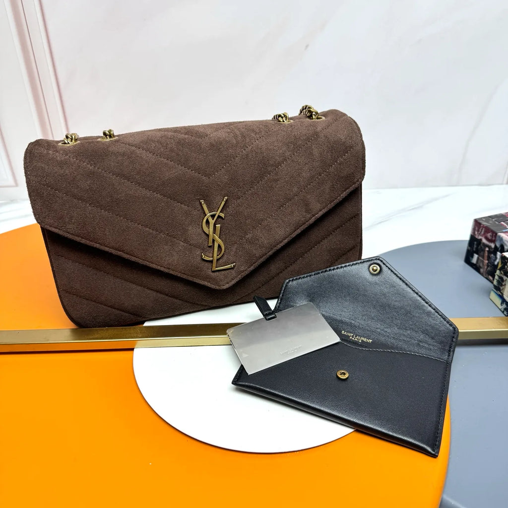 LouLou 11.4 in Suede Shoulder Bag 801439