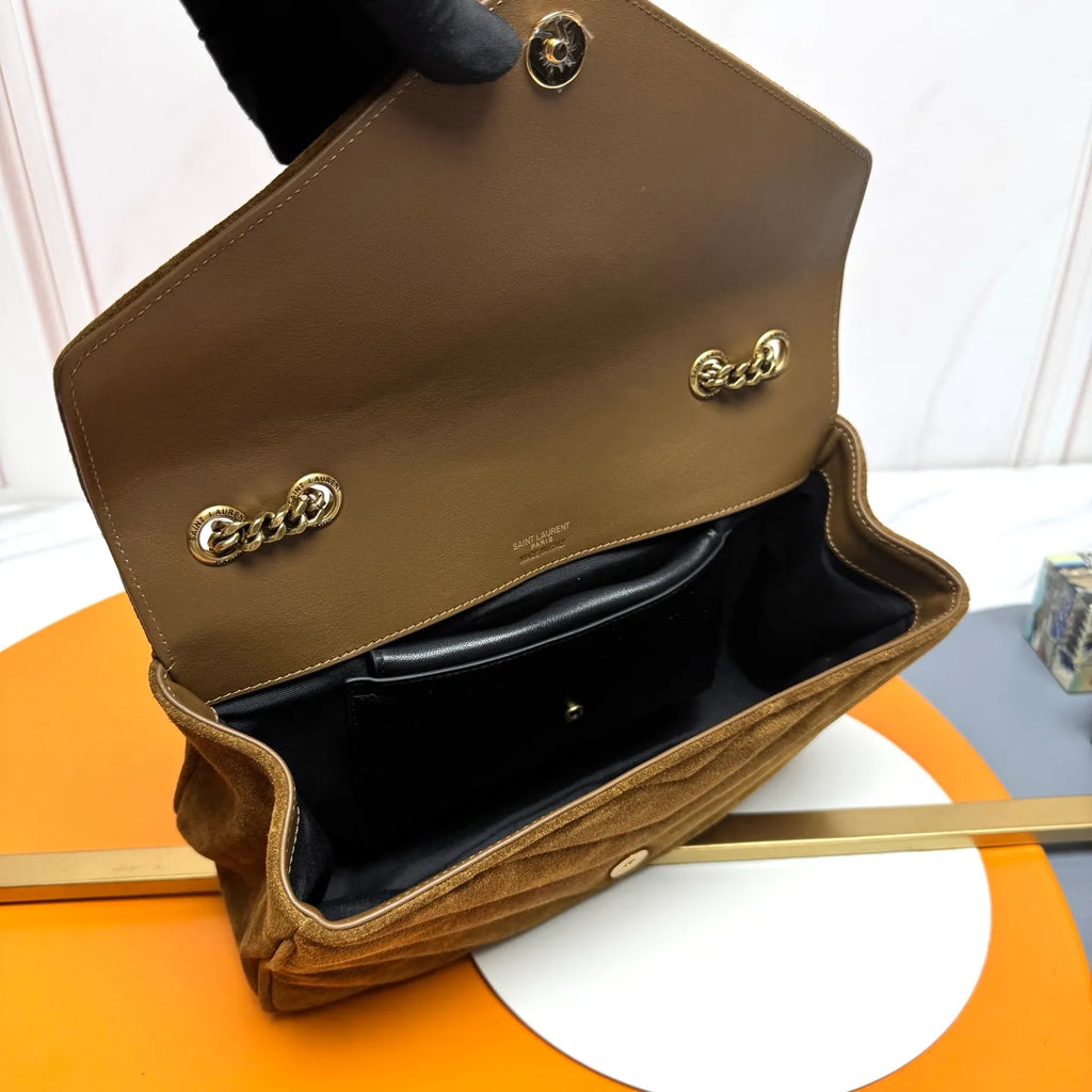 LouLou 11.4 in Suede Shoulder Bag 801439