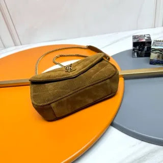 LouLou 7.9 in Suede Bag 821749