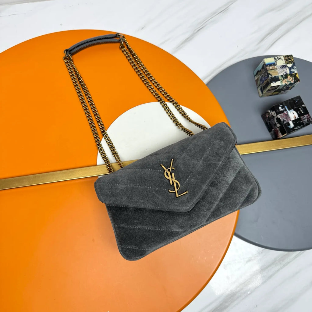 LouLou 9.4 in Suede Bag 801437