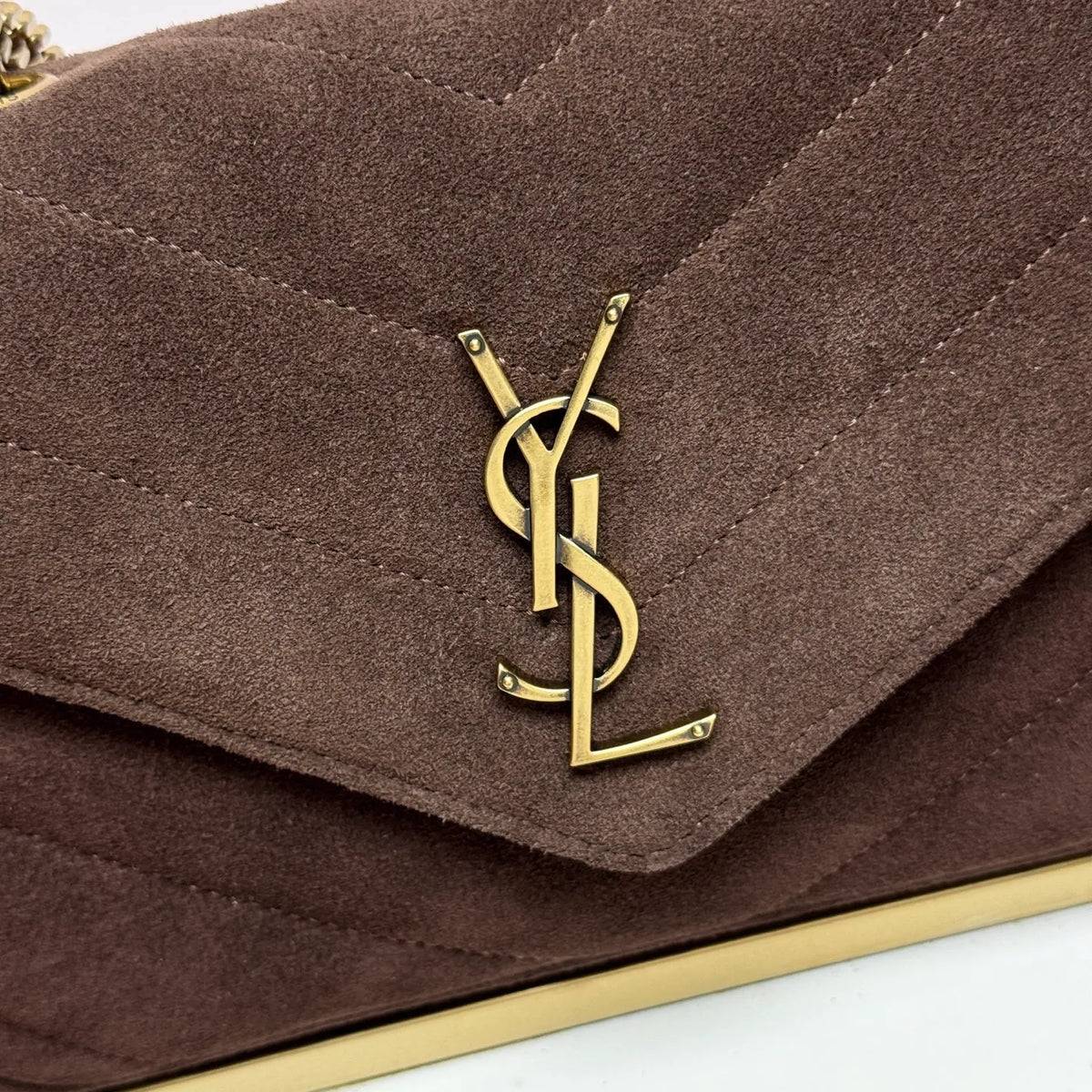 LouLou 9.4 in Suede Bag 801437