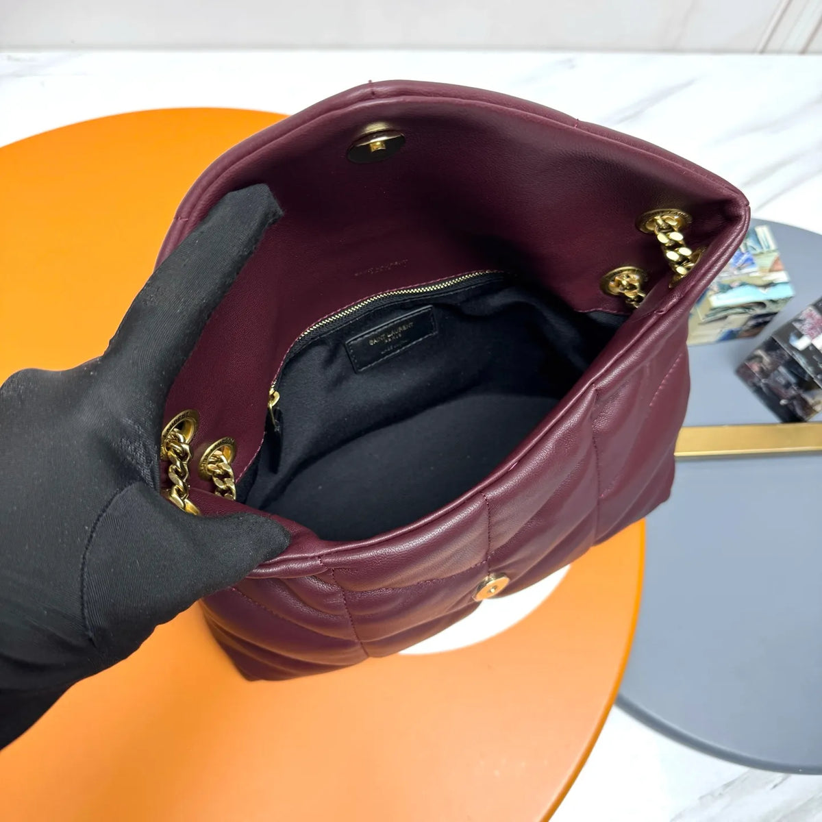 LouLou Puffer 11.4 in Quilted Lambskin Bag 577476.Zx