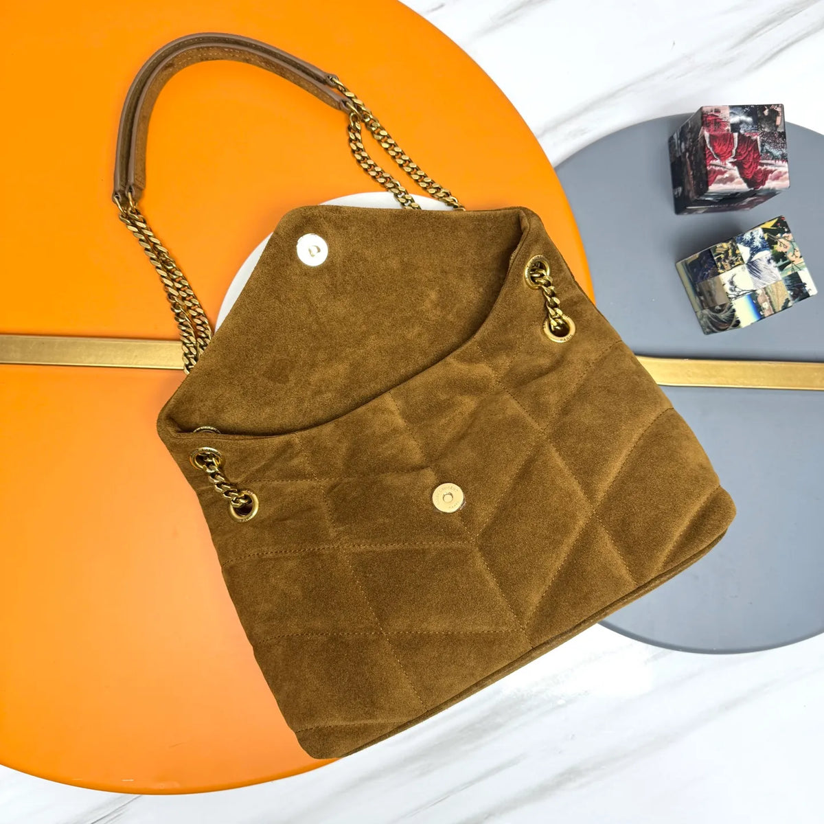 LouLou Puffer 11.4 in Quilted Leather Bag 577476