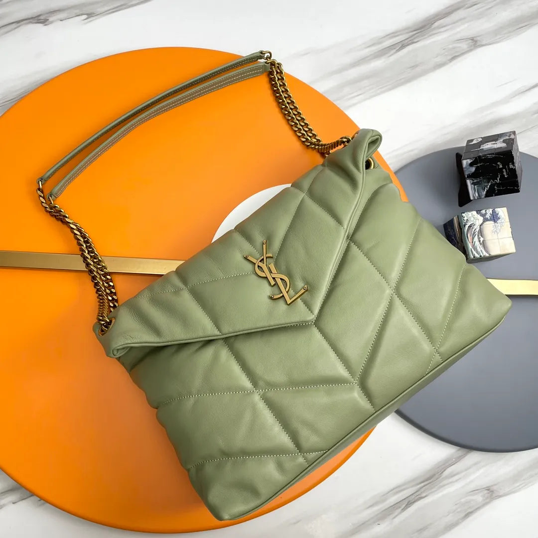 LouLou Puffer 13.8 in Quilted Lambskin Bag 577475.Zx