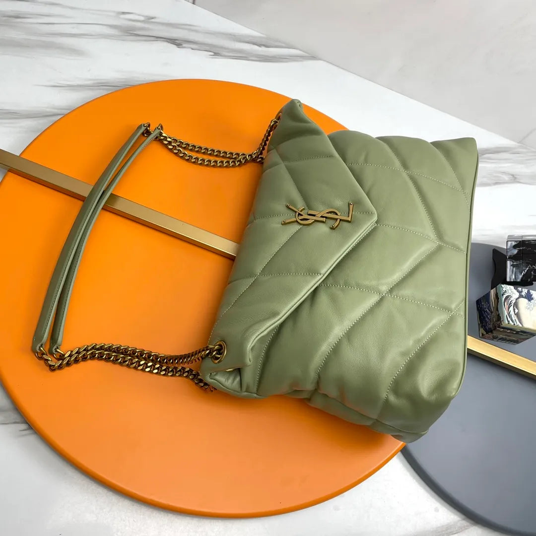 LouLou Puffer 13.8 in Quilted Lambskin Bag 577475.Zx