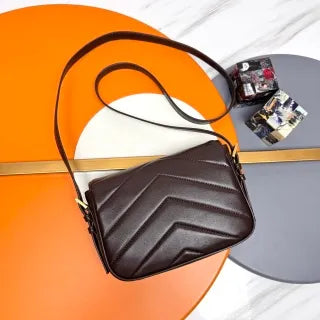 LouLou Toy 7.9 in Quilted Lambskin Crossbody Bag 873156
