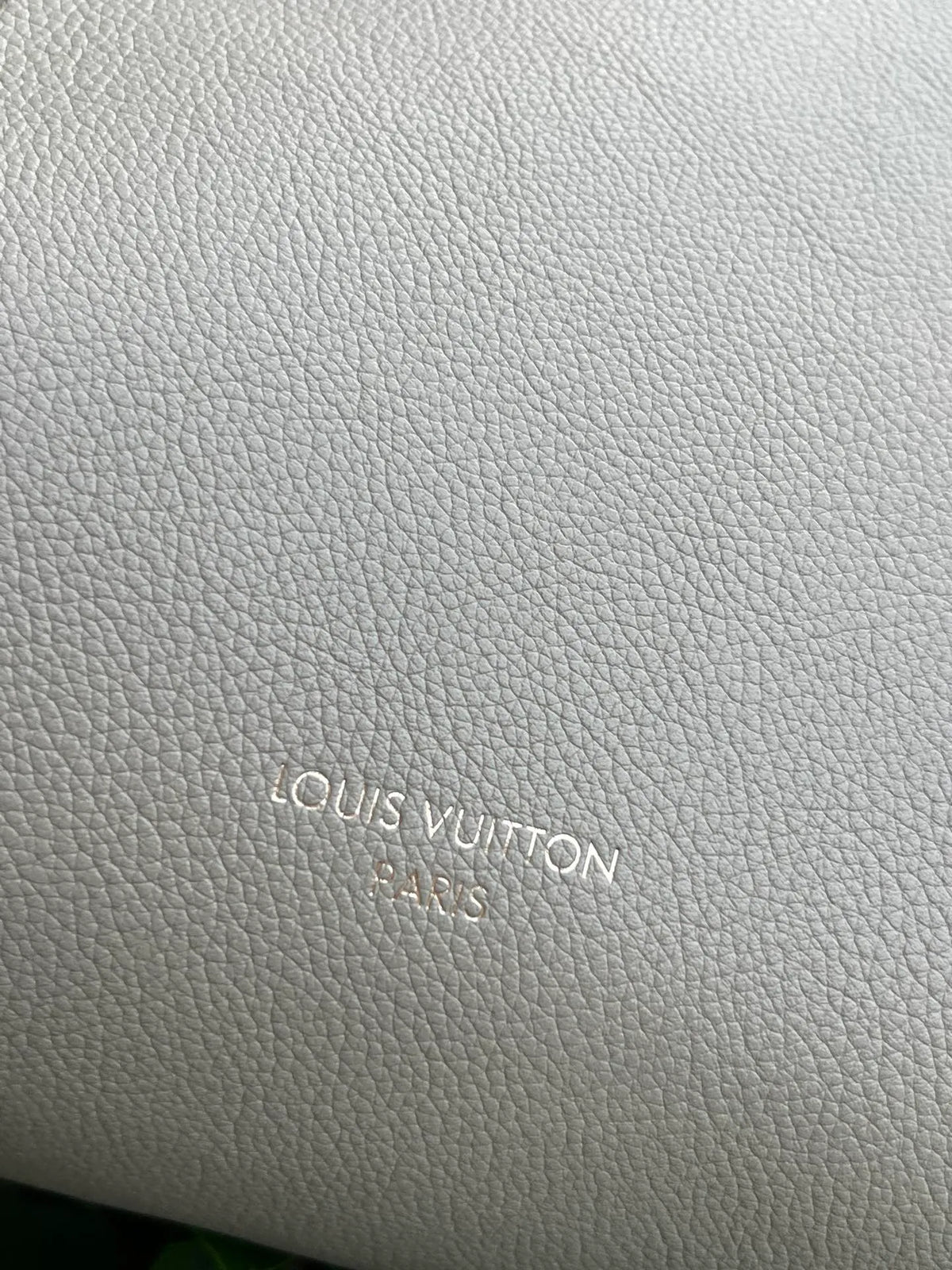 Low Key Cabas Medium Leather Handbag 25343 Fruit Green