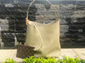 Low Key Hobo MM Leather Handbag Green